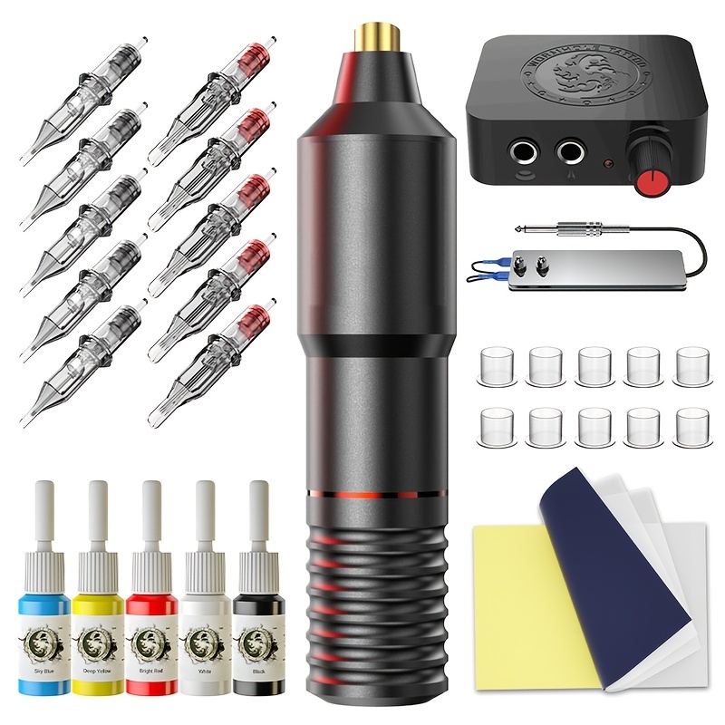 Beginner Tatooine Tattoo Gun With Power Supply, Inks, Needles, And Small  Body Art Machine Set For Permanent Makeup From Yangzhiliang, $25.59