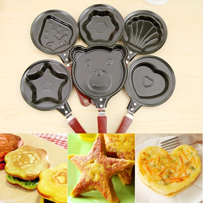 Mini Frying Pan Non-stick Household Breakfast Pan Shape Love