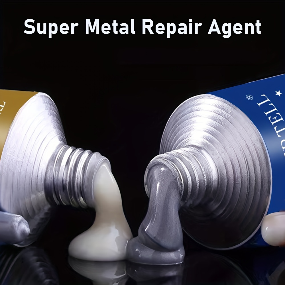 Metal Repair Glue Liquid Metal Welding Filler High Strength Metal to Metal Glue Casting Repair Glue for Repairing DIY Craft Cast Iron 50ml, Size