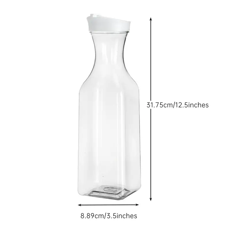 Large Capacity Bottle, Plastic Pitcher For Drinks, Milk, Smoothies