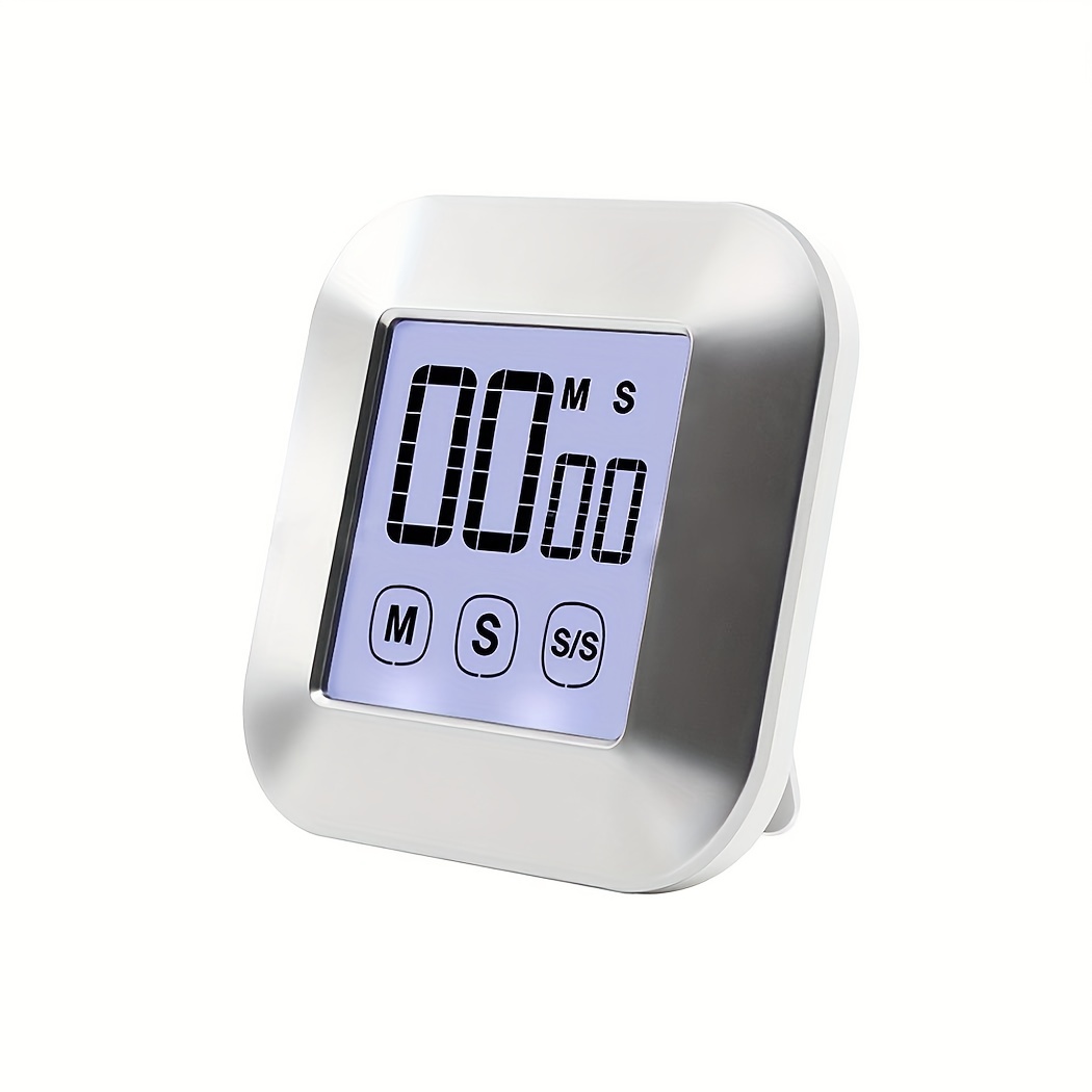 Digital Kitchen Timer Touch Screen For Cooking, Magnetic Countdown