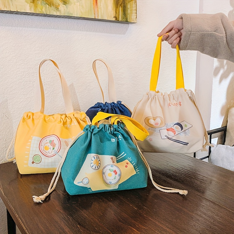 Fashionable Japanese style Lunch Box Bag Creative Portable - Temu