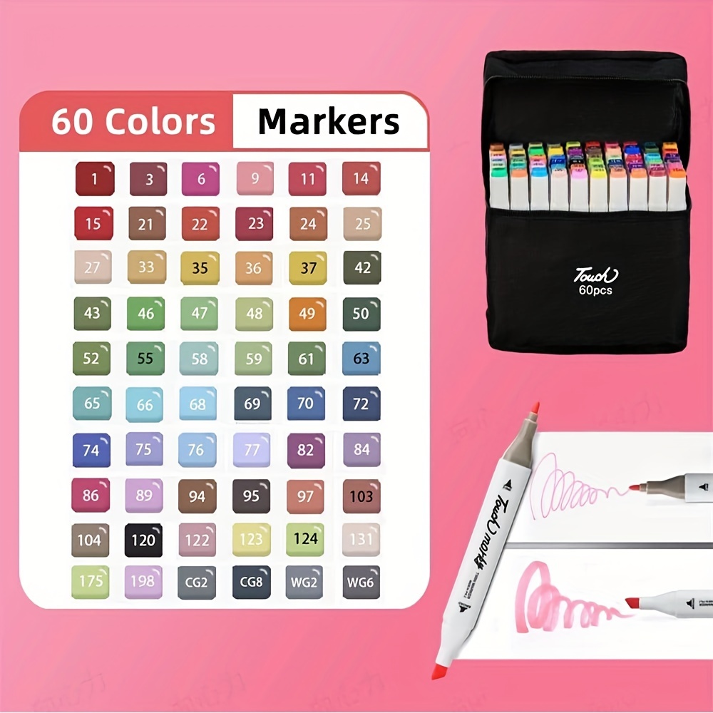 Wholesale Color Alcohol Felt Refillable Markers Set For Manga, Sketching,  And Drawing Dual Brush Art School Supplies 30406080 From Keng09, $8.45