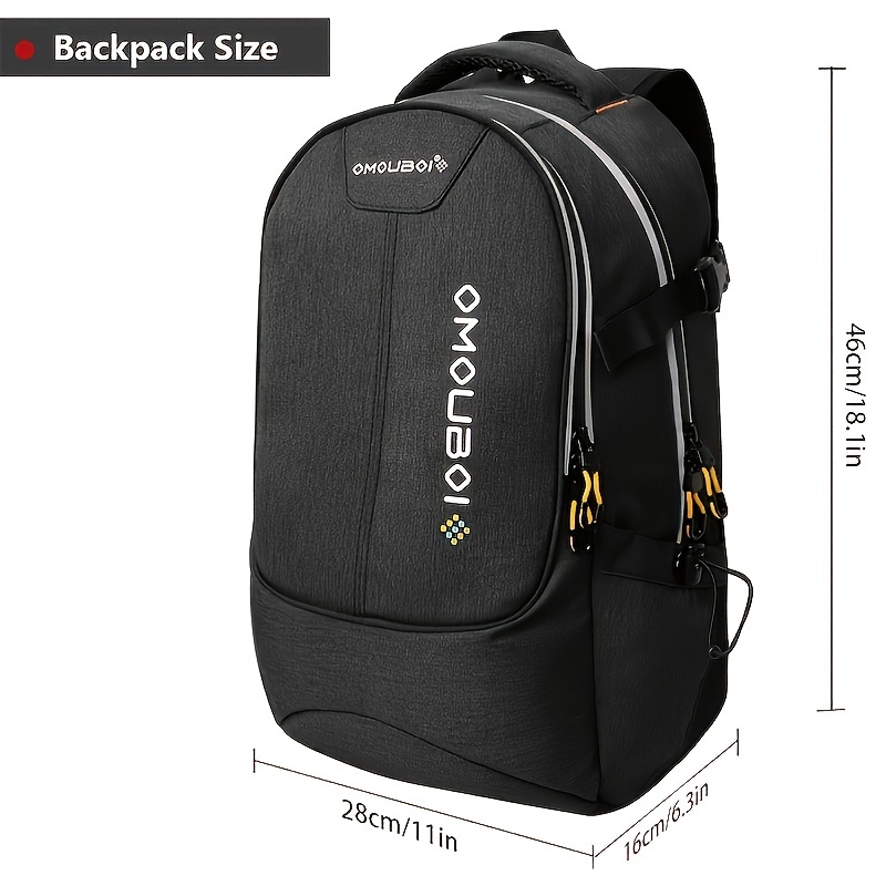 Omouboi Business Laptop Backpack Waterproof Large Capacity Students School  Bag Travel Backpack - Temu Germany