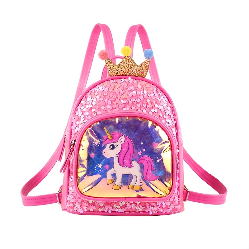 Children's New Backpack Cartoon Cute Unicorn Kindergarten For Boys And  Girls Baby - Temu Austria
