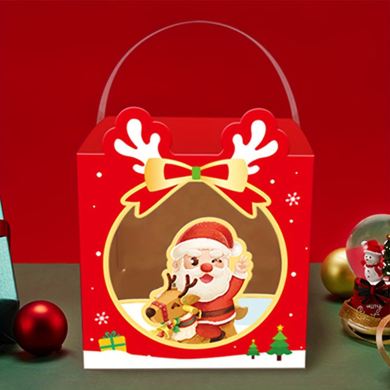 1 Coffret Cadeau De Noël Boîtes De Noël En Carton Boîtes De - Temu