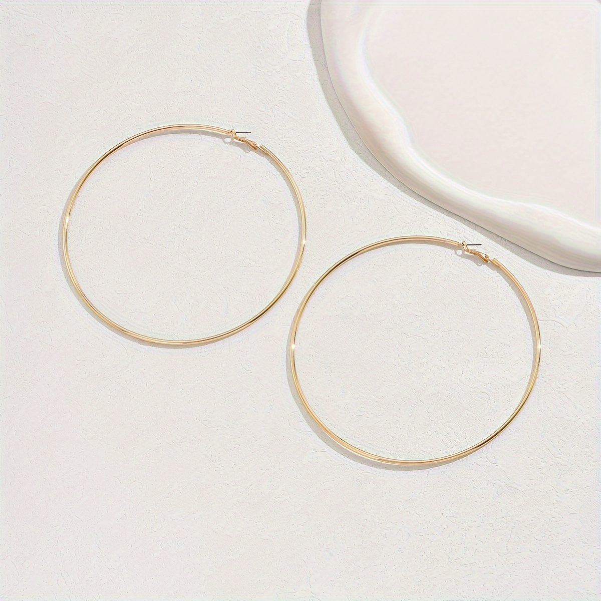 Exaggerated Temperament Big Earrings Circle Women's Jewelry