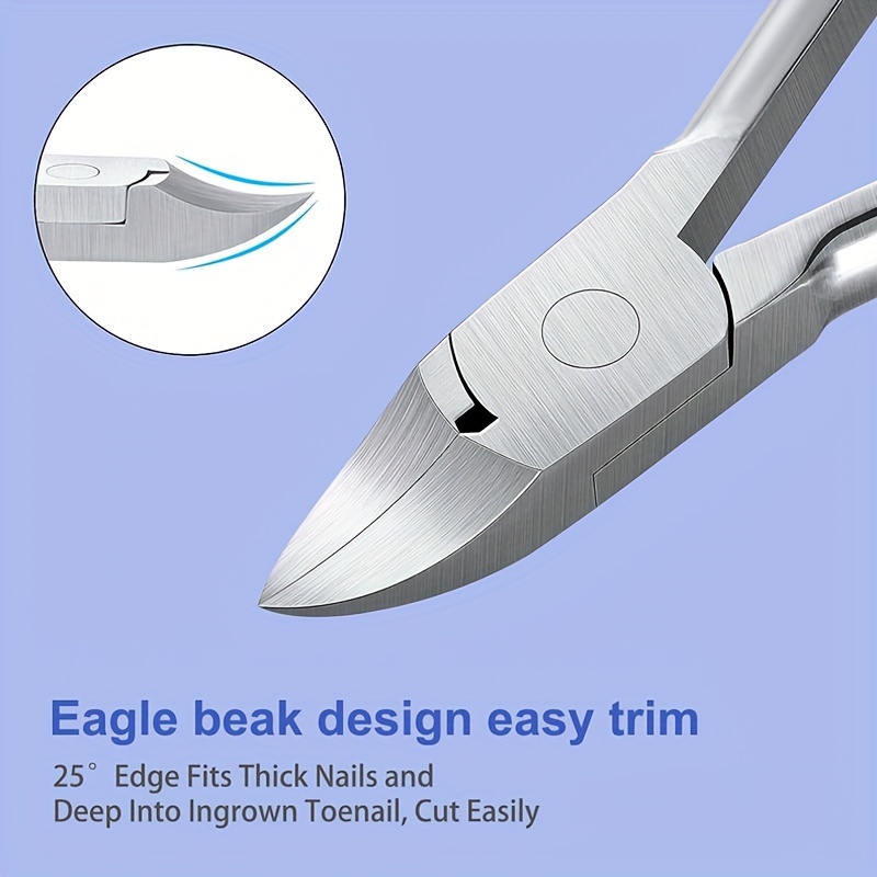 4PCS Toe Nail Clipper for Ingrown or Thick Toenails,Toenails