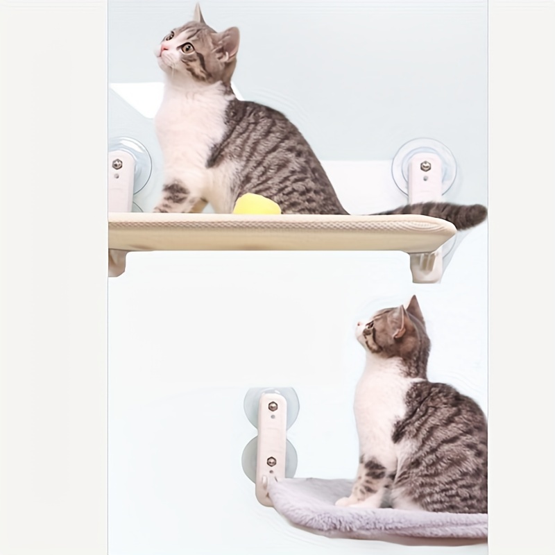 Cat Hammock Pet Bed Foldable Cat Window Perch Sturdy Hammock - Temu