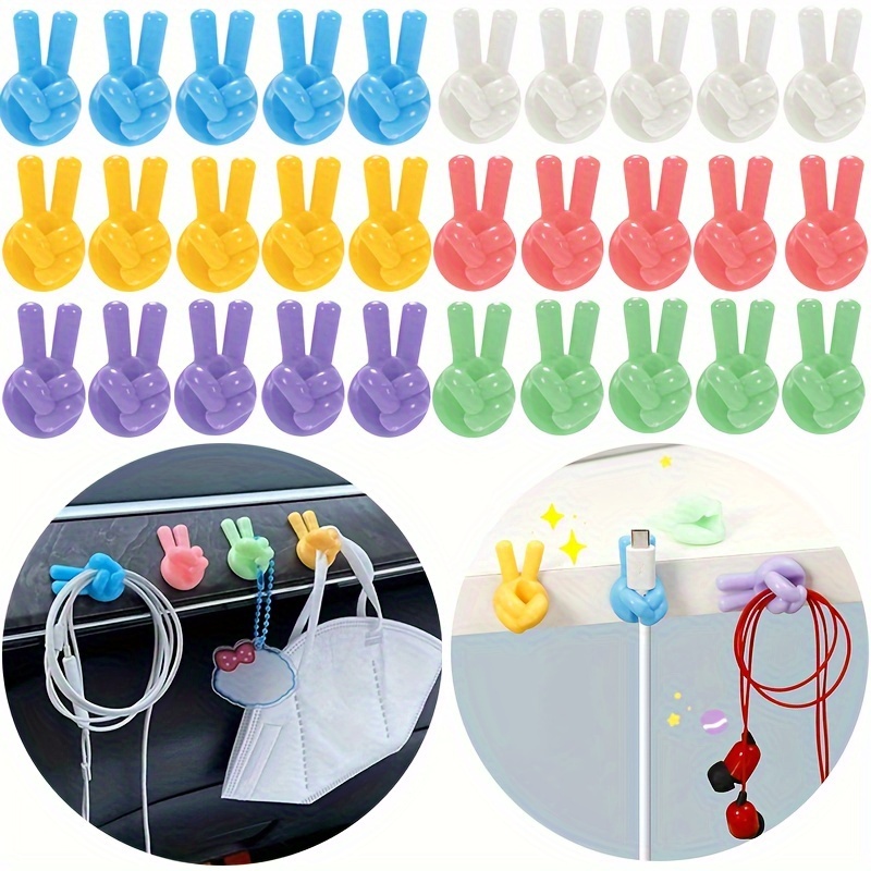 Multifunctional Sticky Wall Hooks Creative Colorful Hand - Temu