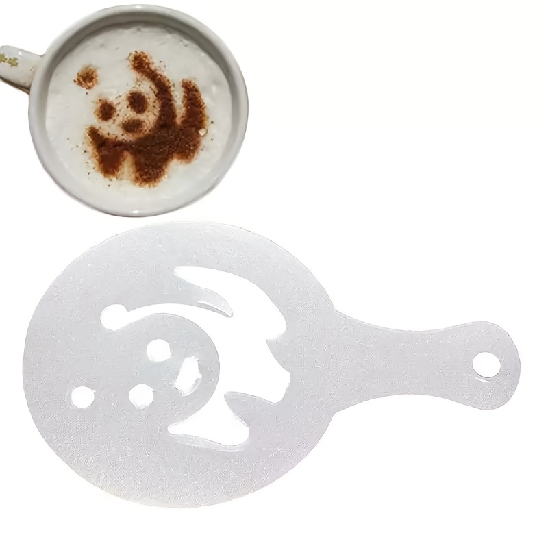 5 Pcs Stainless Steel Coffee Stencils,latte Art Coffee Garland Mold  Personalized Stencil For Coffee Cake Decorating