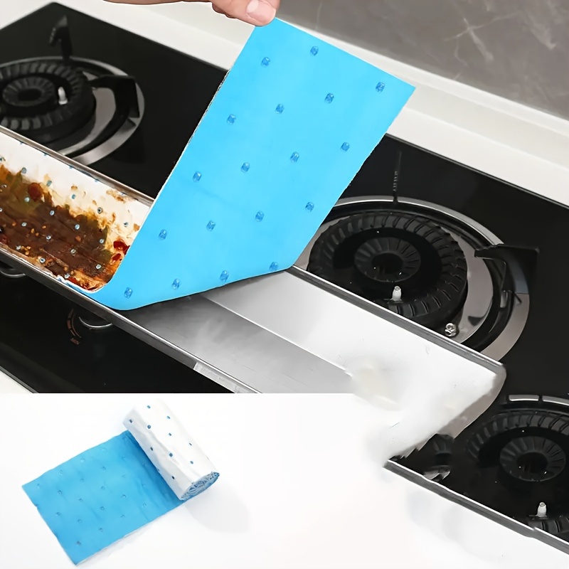 10pcs Kitchen Range Hood Oil-absorbing Filter Paper Pad Range Hood Oil Box  Oil Tank Oil-absorbing Oil-absorbing Felt Kitchen Stuff Clearance Kitchen  Accessories Kitchen Gadgets