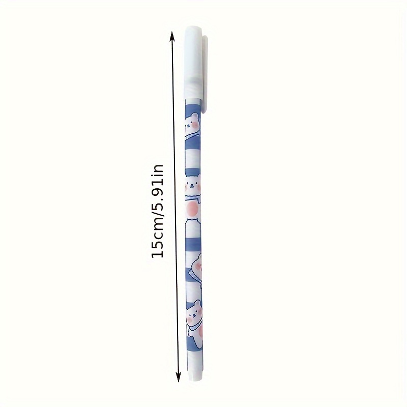 Erasable gel pens set 0.5 mm Fine point blue kawaii ballpoint pen for  writing Cute Korean Stationery Office school supplies