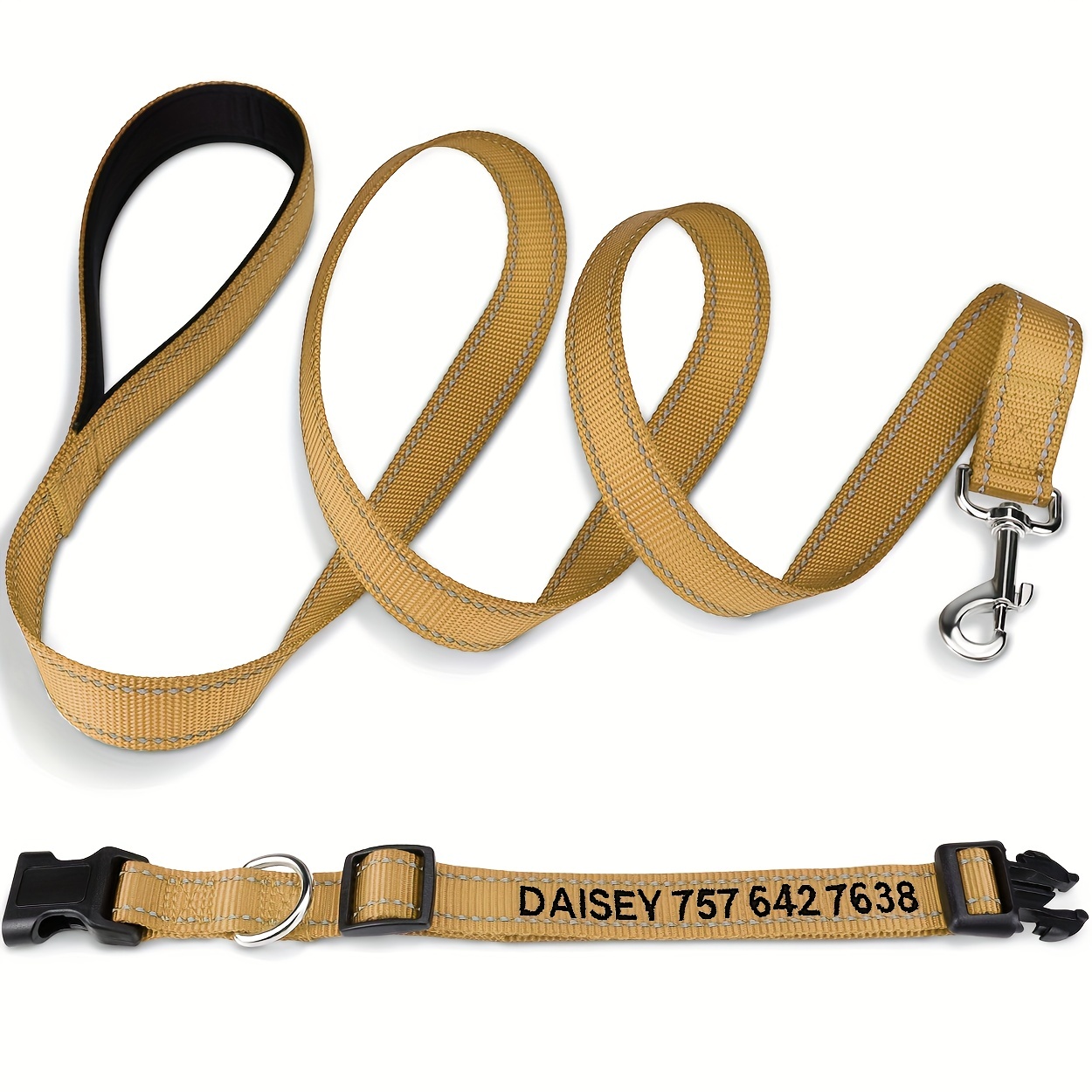 Engraved top dog harness