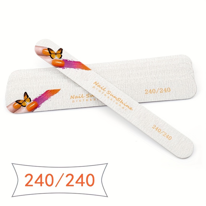 Image of 10 Pcs Nail Polishing Files, Nail Block Buffer, Sanding Strip Rubbing Strip, Double Sided Polishing Strip Nail Files, Mini Fingernail Files, Manicure Pedicure Tool ，for Toenail& Foot Clean
