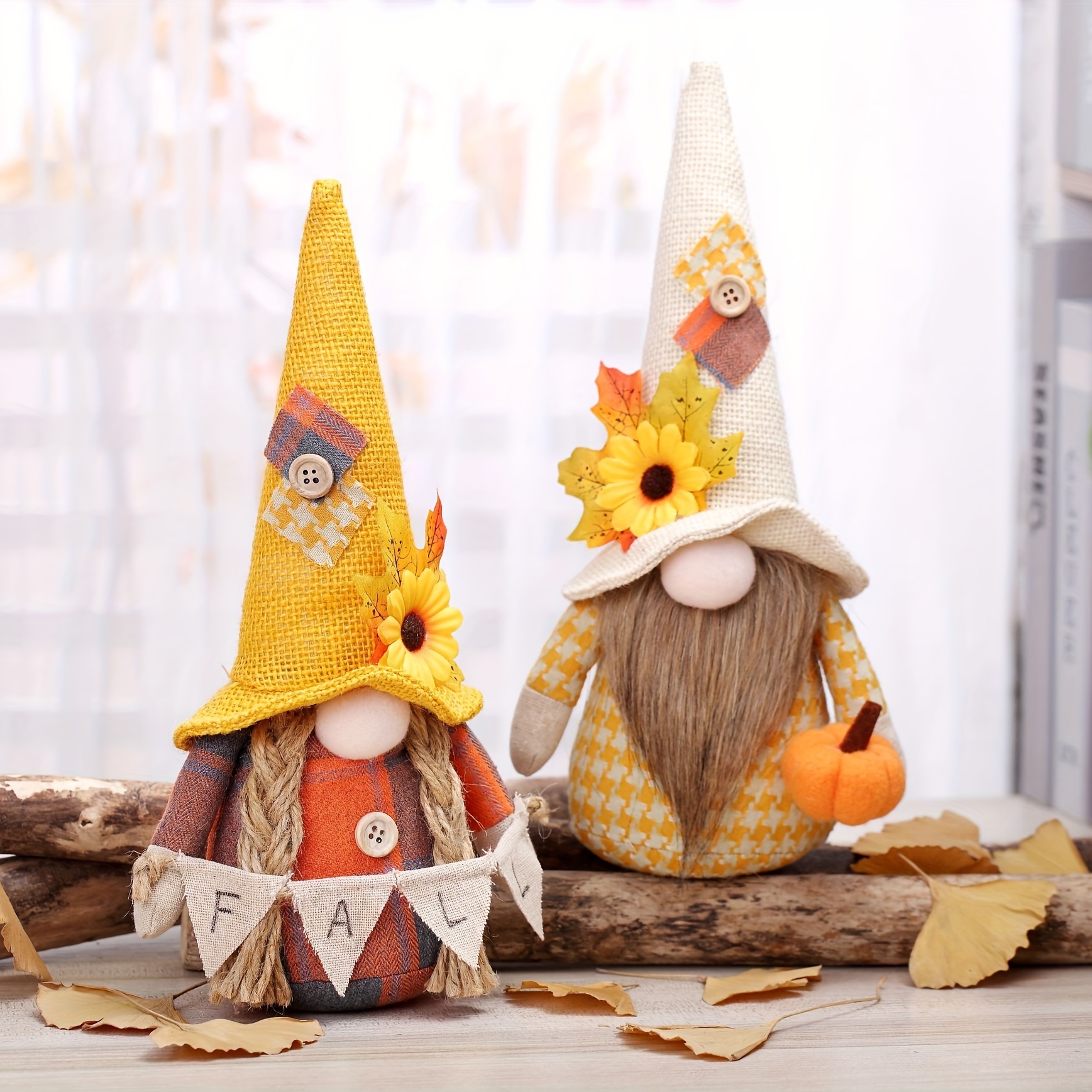 Decoração de Gnomos de Pelúcia para O Dia das Bruxas Decoração de Elfos e  Ornamento Doméstico Fofo