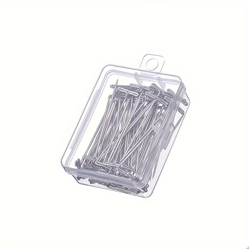 220pcs, Assorted Sizes, T-Pins, T Pins For Blocking Knitting, Wig Pins, T  Pins For Wigs