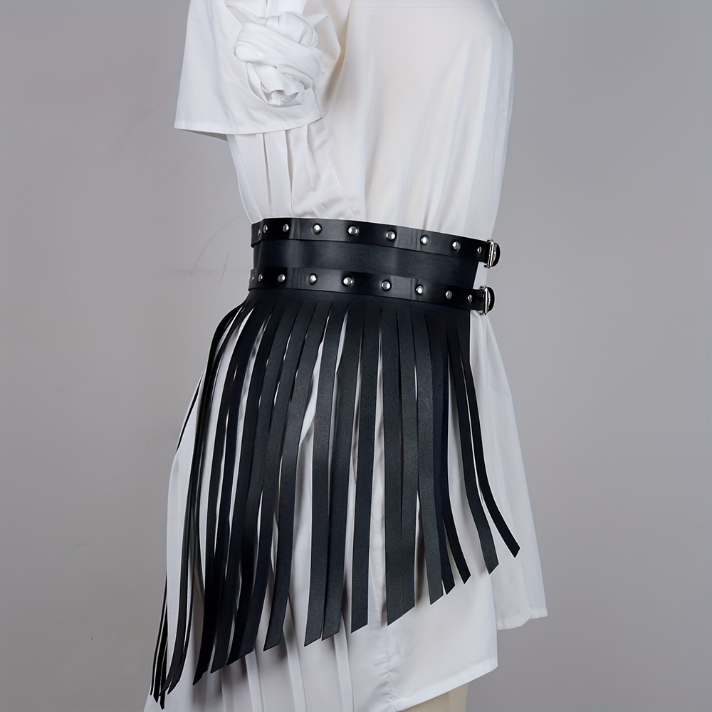 Tassel belt outlet skirt