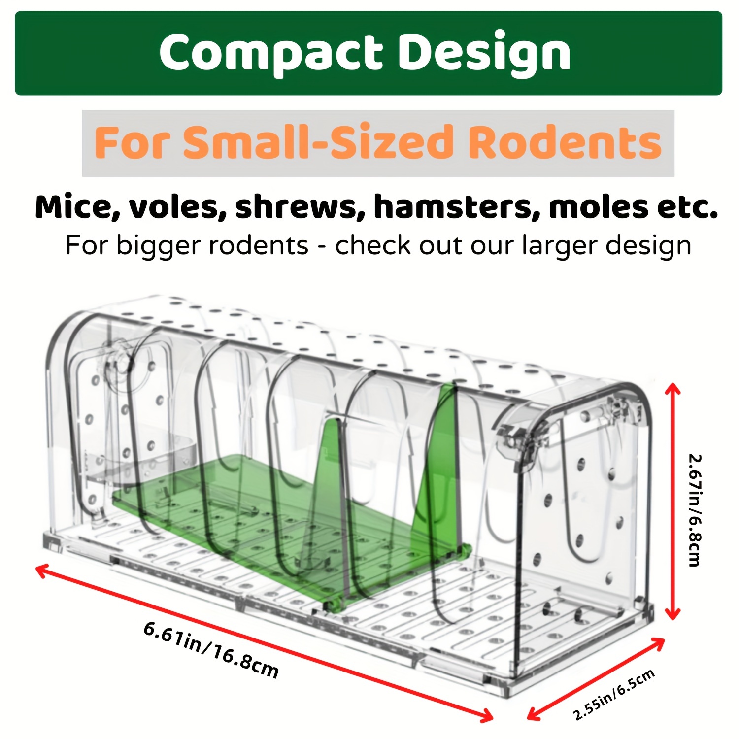 Mouse Traps Indoor For Home Mouse Trap For House Mice Snap Trap Effective  Sanitary Quick Mouse Catcher, - Temu