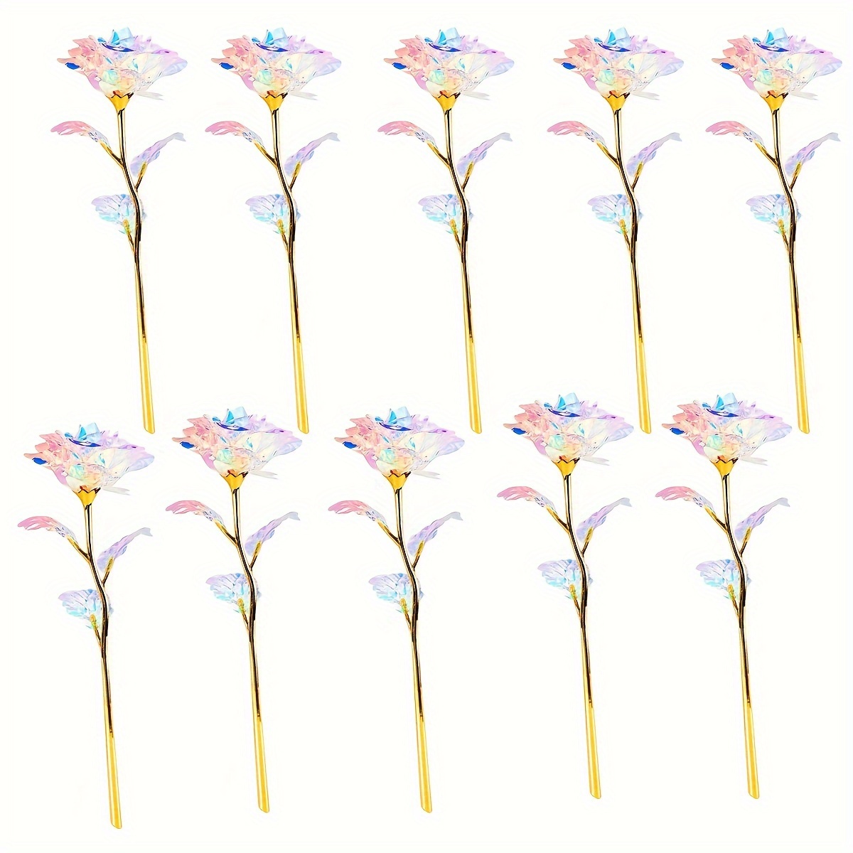 Personalized Mothers Day Floral Bouquet Sticks 