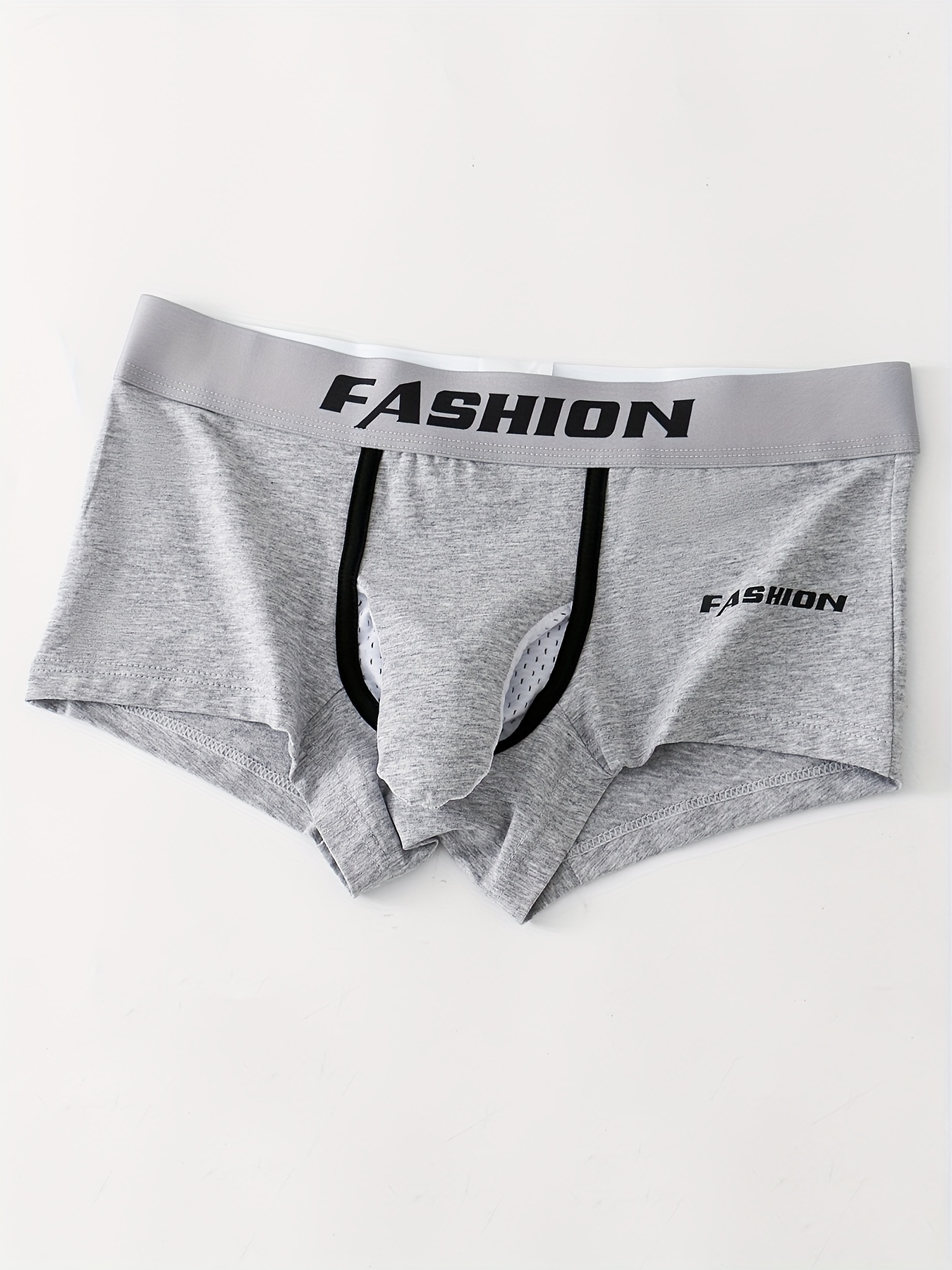 Men Boys Breathable Underwears Boxer Briefs Shorts Long Penis Pouch  Underpants