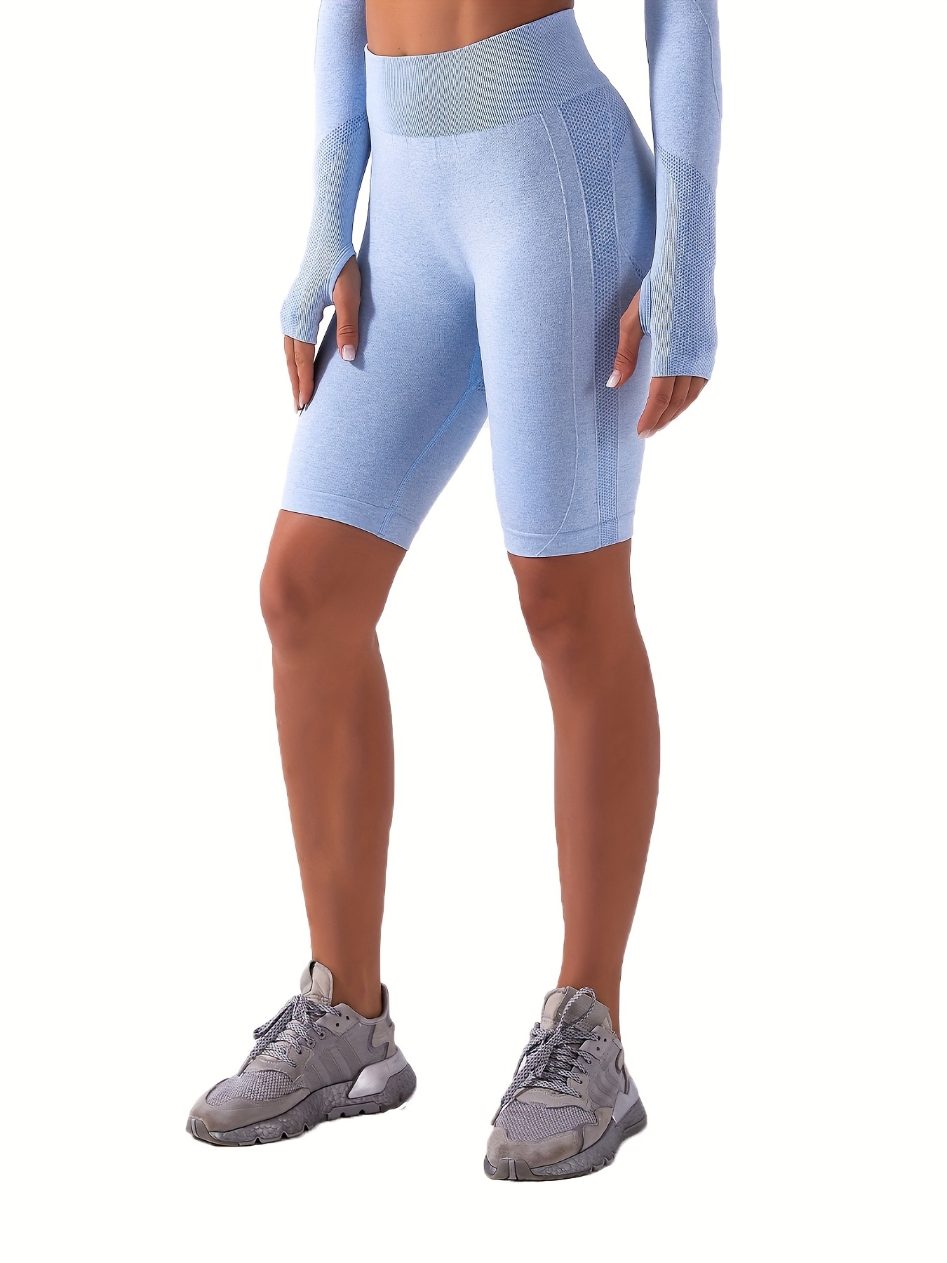 Workout Shorts For Women, High Waist Running Scrunch Gym Yoga Biker Shorts,  Women's Activewear