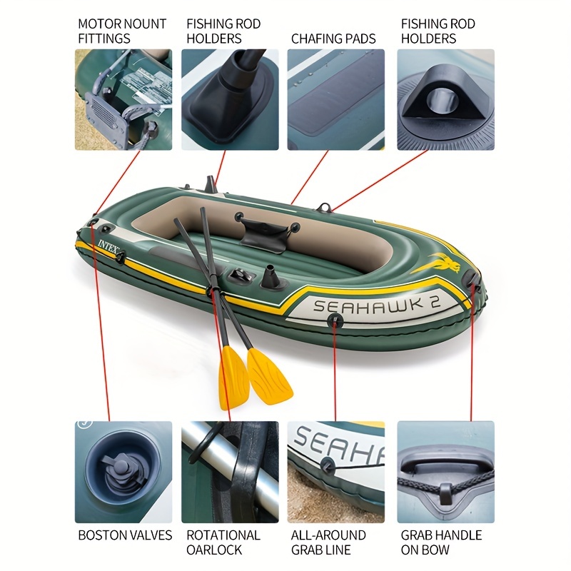  Inflatable Fishing Boat for Adults (2 Persons