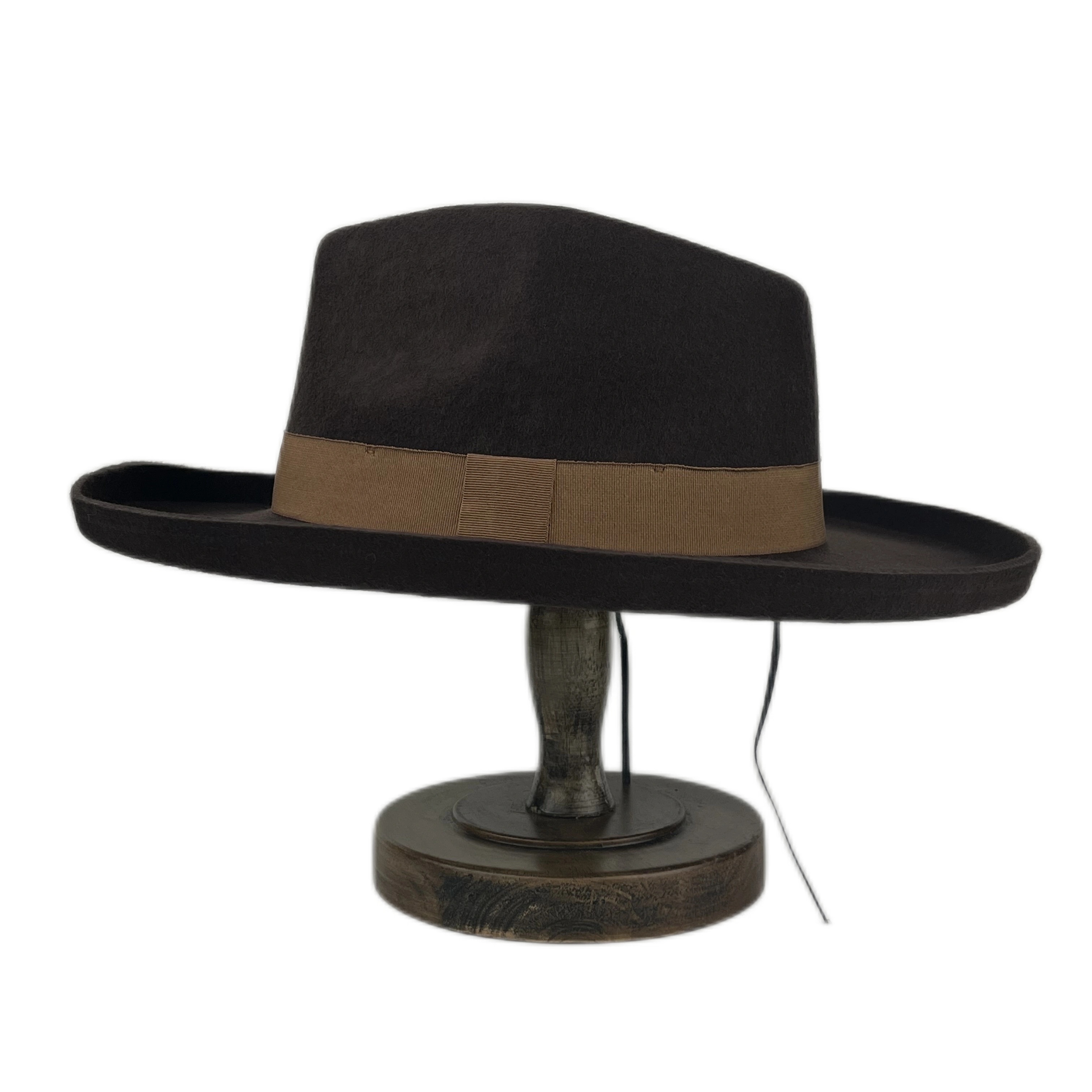 Cappello da uomo inverno caldo cappello a cilindro in pura lana Vintage  Fedora donna inverno autunno Gentleman Anglish Ribbon Jazz Hat LM09