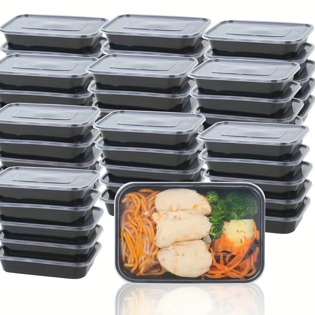 Food Storage Containers With Lids Leakproof, 2 Compartments Airtight Meal  Prep Containers For Lunch, On The Go, Leftover, Dishwasher Safe, Kitchen  Supplies For Teenagers And Workers, For Back School, Classroom - Temu