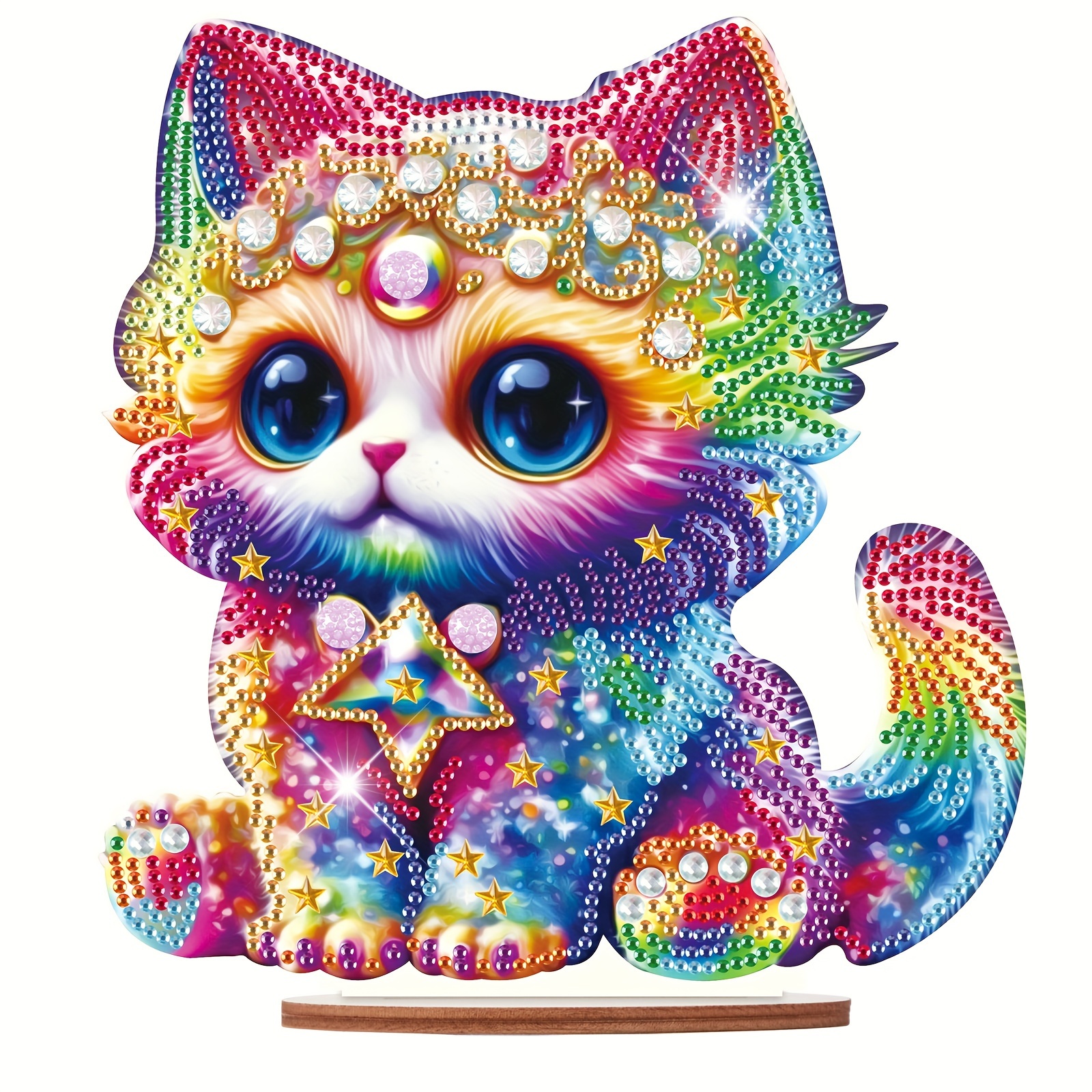  Diamond Painting Animal Cat Desktop Ornaments DIY