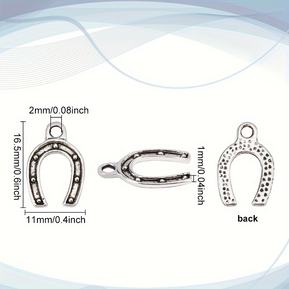 Metal Horse Horseshoe Charms For Jewelry Making Charm Pendant DIY  Accessories