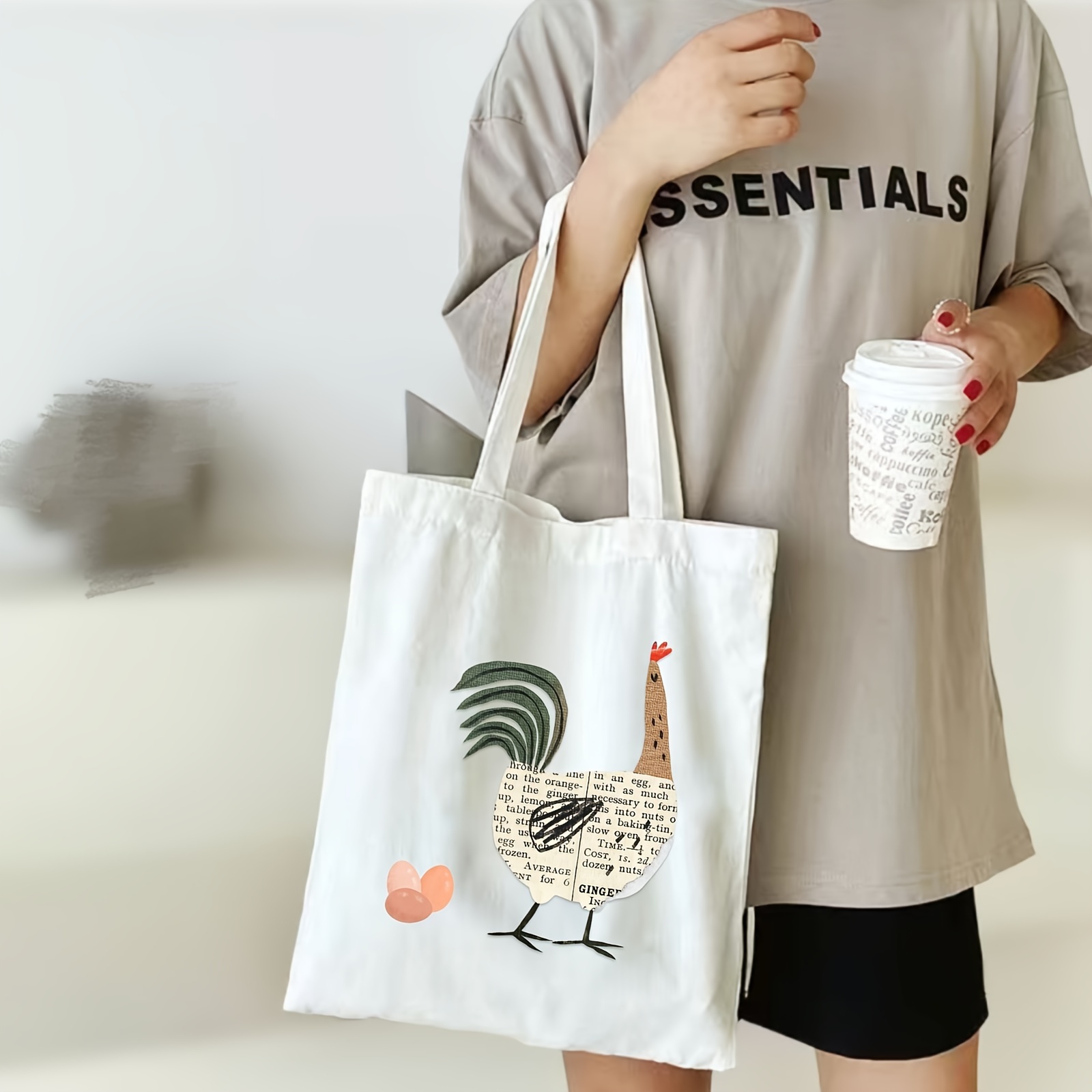 Plain Tote Bag - Temu