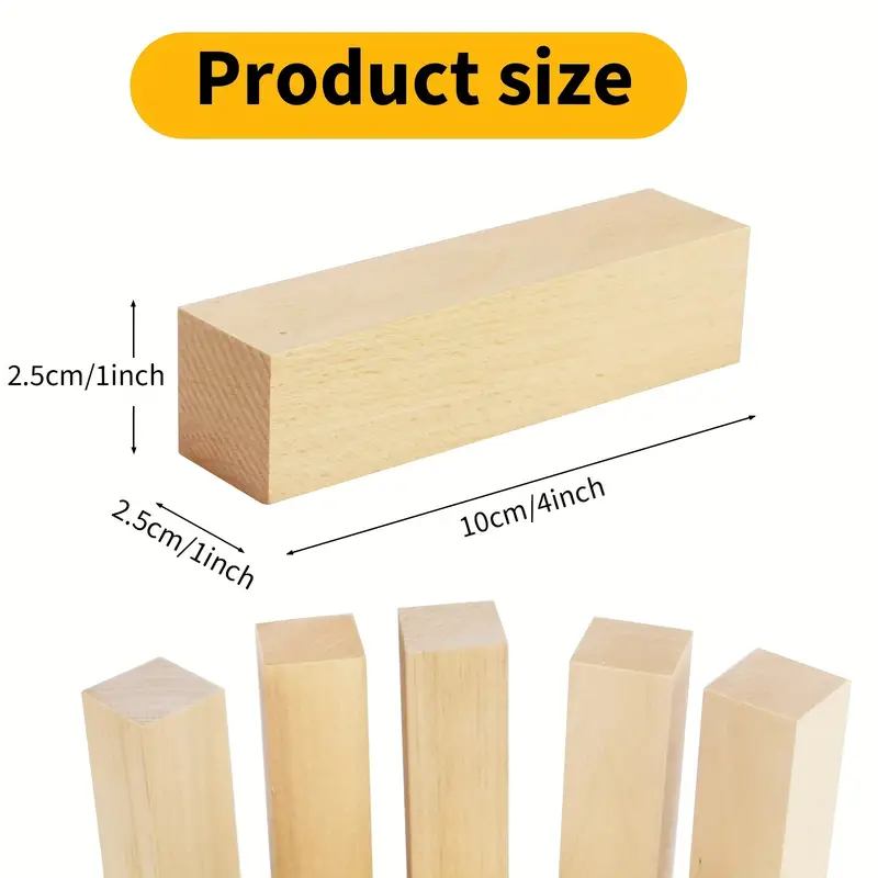 Basswood Carving Wood Suitable For Novice Basswood Block - Temu