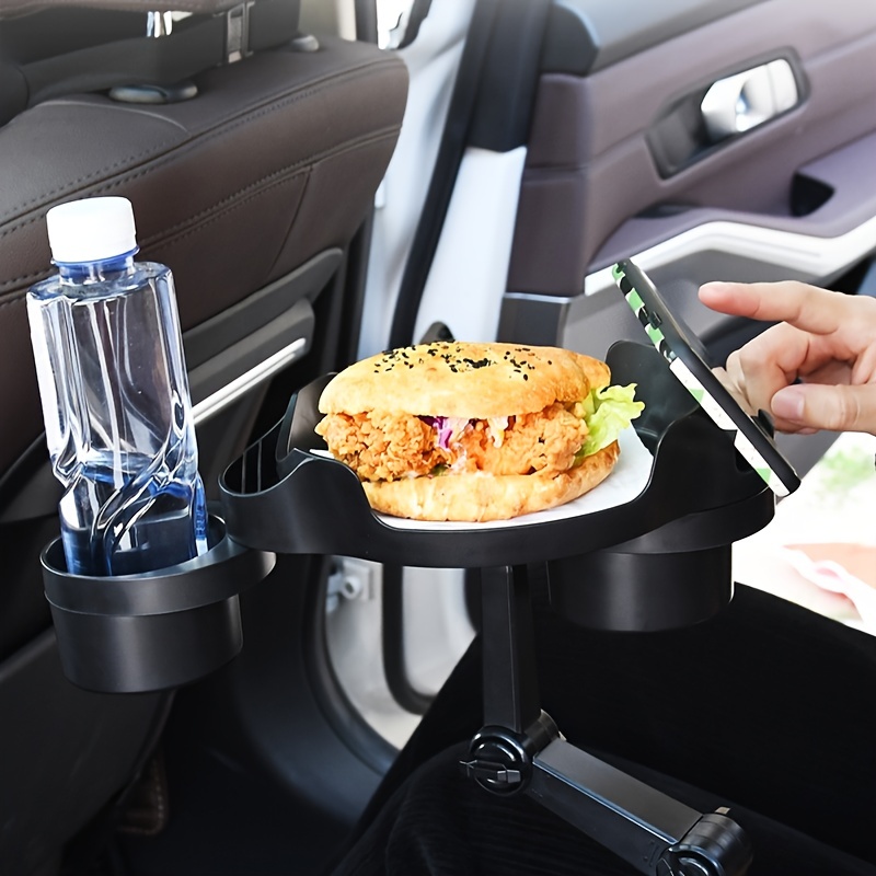 Car Cup Holder Tray Automotive Cup Attachable Tray 360° - Temu