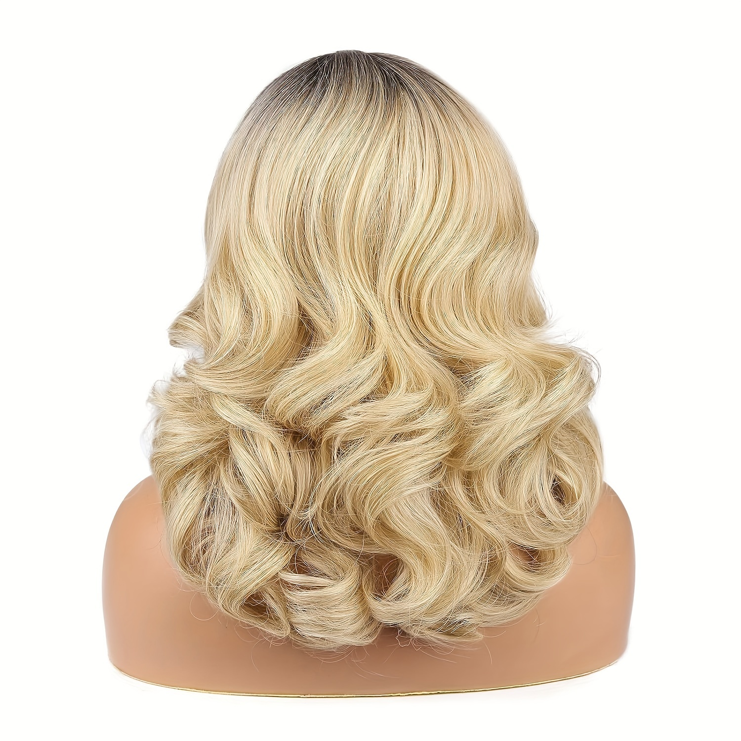 Shoulder Length Loose Wave Wig Synthetic Woven Wig