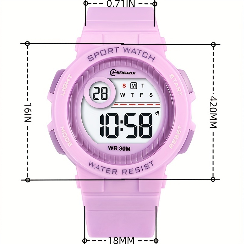 RELOJ SPORT WATCH LUZ LED - RESISTENTE AL AGUA