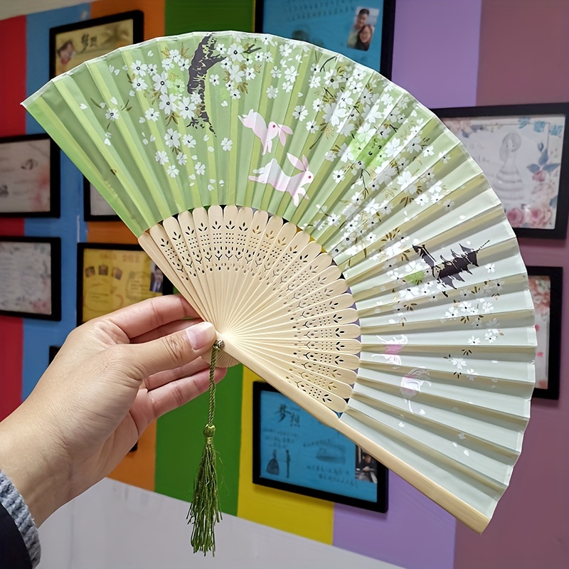 Chinese Classical Folding Flower Fan Dance for Party