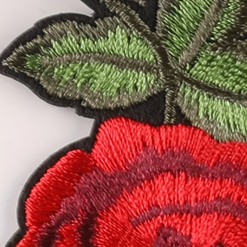 Beautiful Embroidered Rose Flower Patches Diy Iron on - Temu