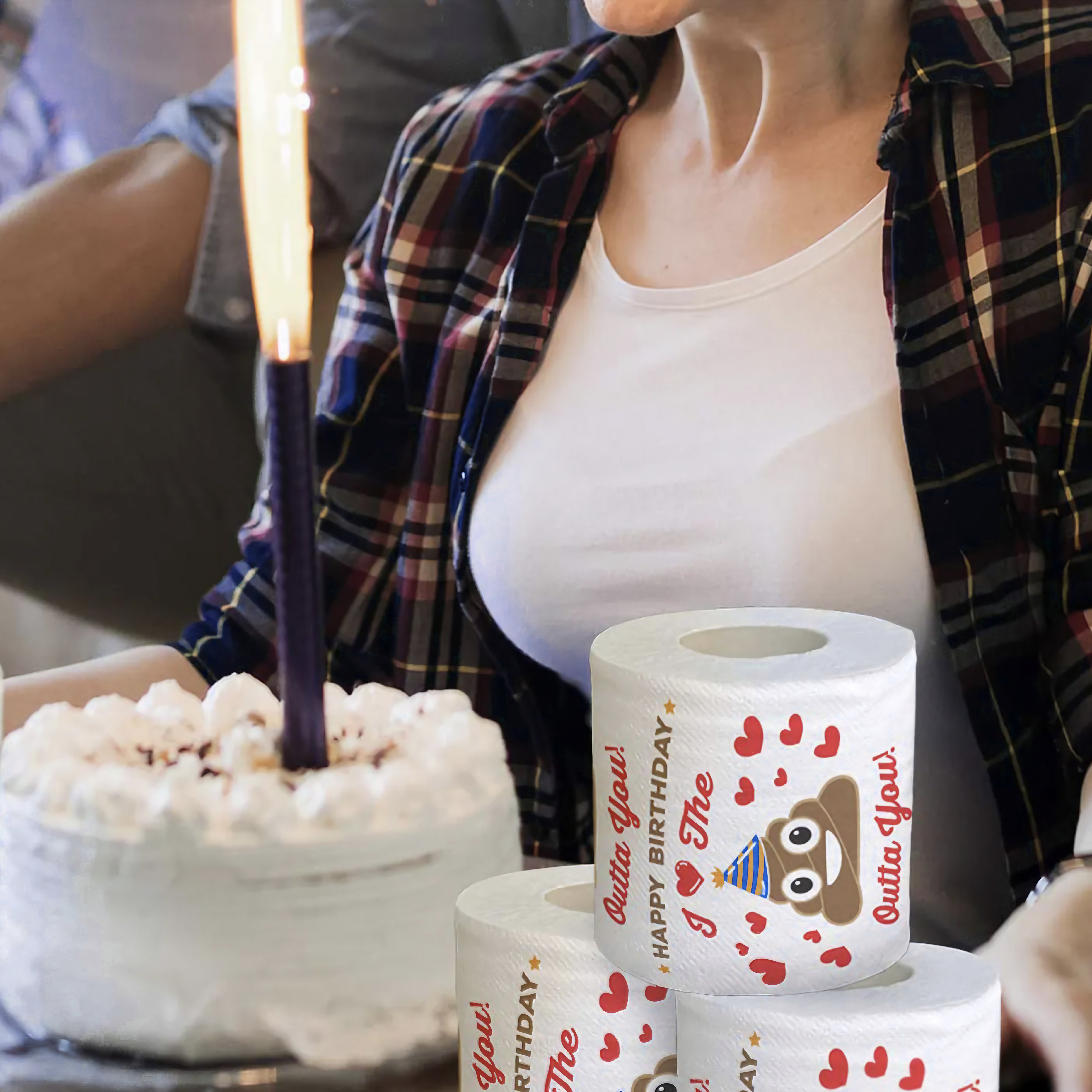  Regalos de 40 cumpleaños para hombres y mujeres, papel  higiénico de broma feliz, decoraciones de cumpleaños de 40 años, regalos de  fiesta, regalos divertidos de broma, regalo de cumpleaños novedoso para