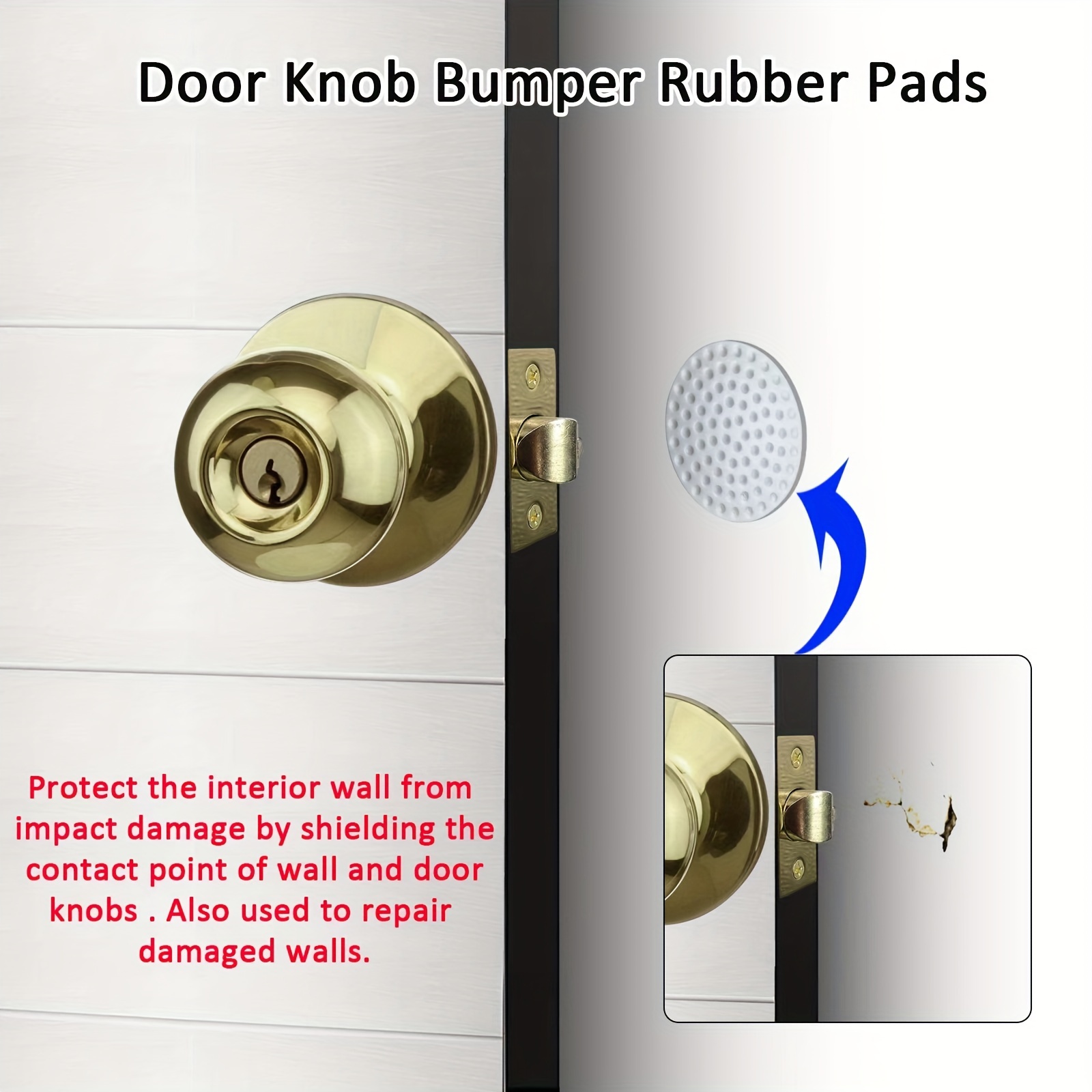1pc Door Knob With Lock And Key Golden Color Round Ball Lock