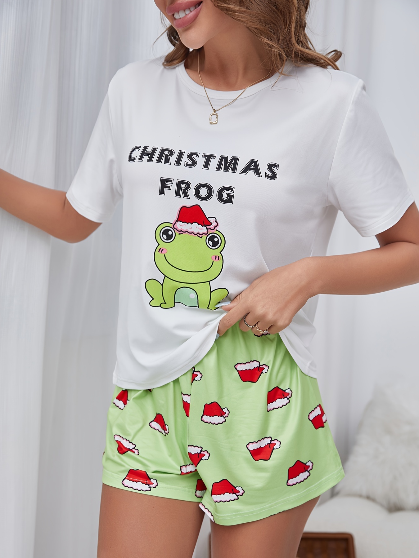 Frog print 2024 pajamas