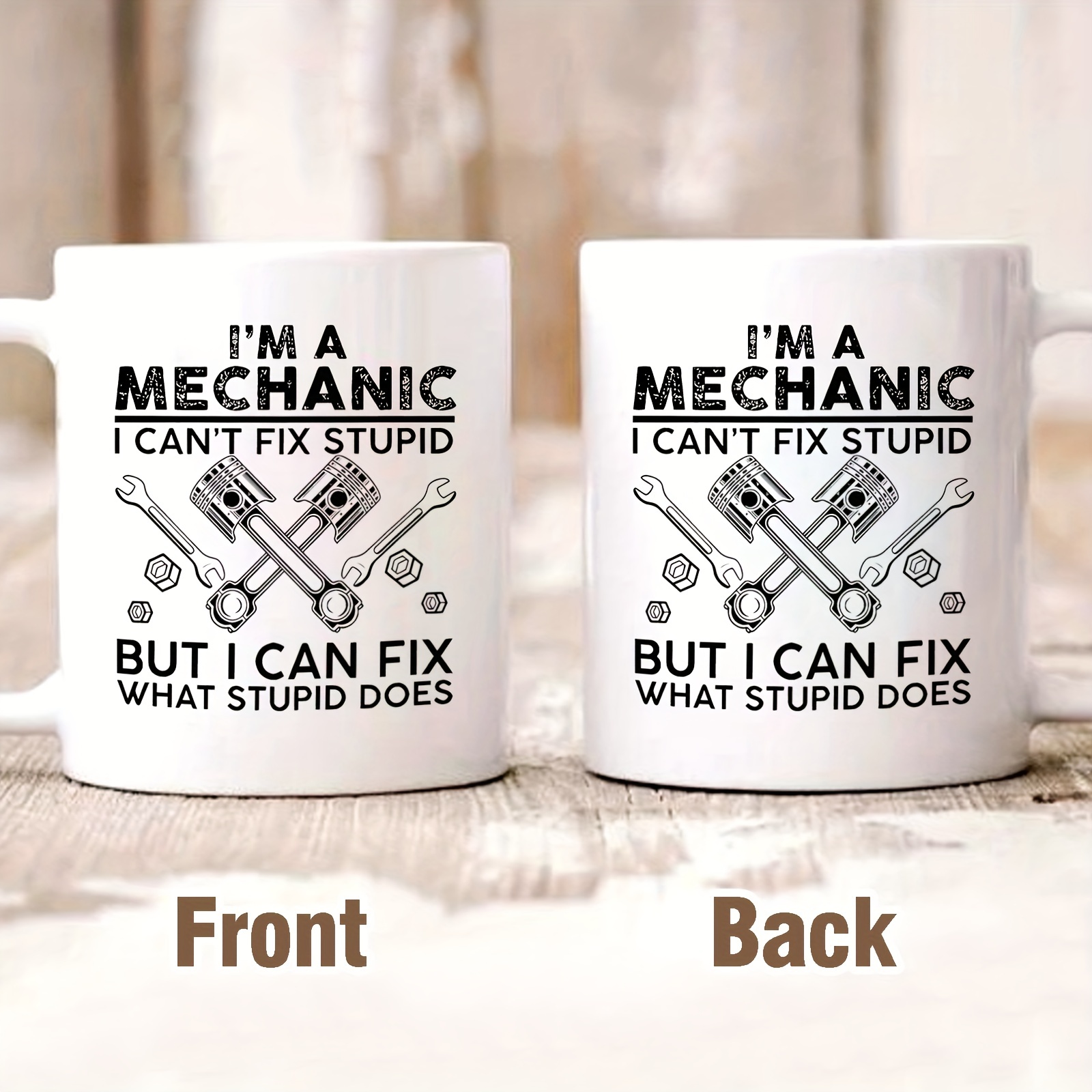 Mechanics Funny Repairing Tool Auto Gift for Men' Travel Mug