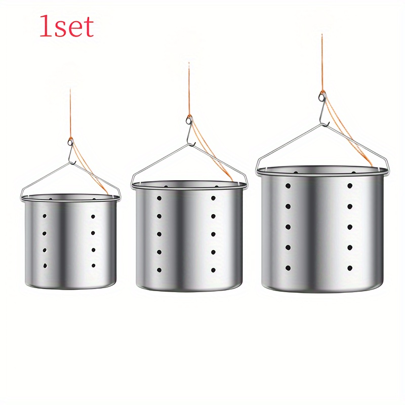 Durable Stainless Steel Spring Fishing Feeder Bait Cage - Temu
