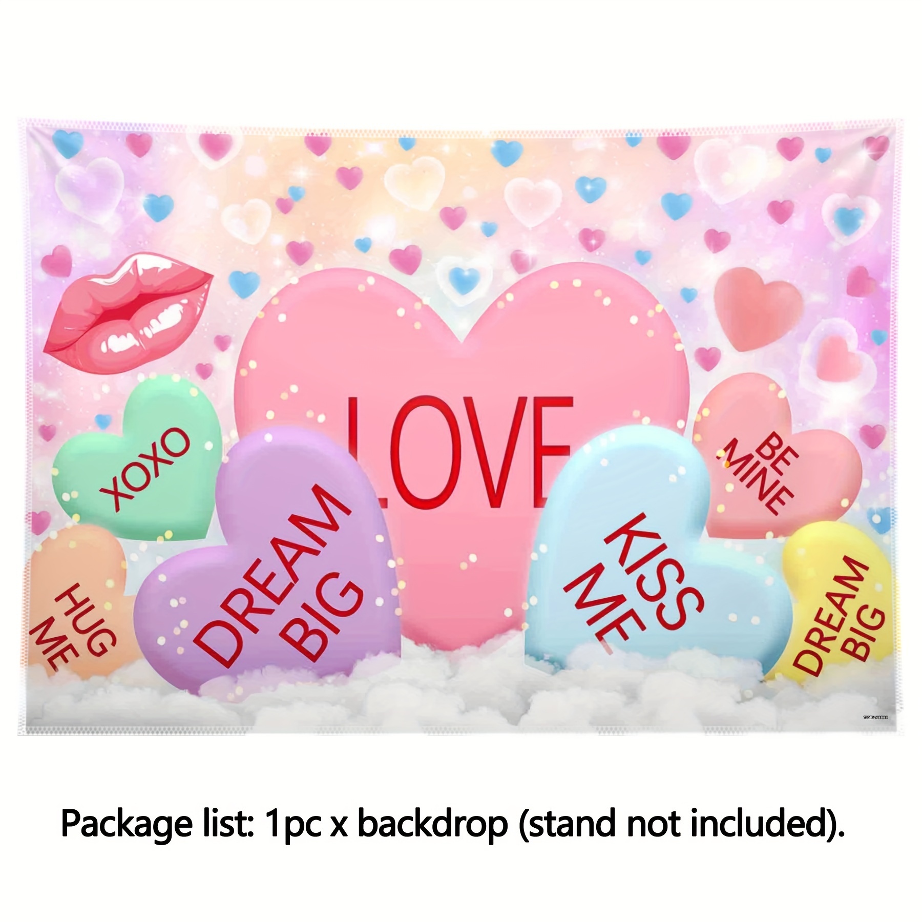 Valentine's Day Conversation Hearts Tabletop Decorations - 4 Pc.