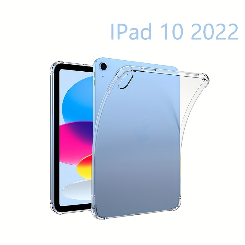 Pour iPad 10e génération 10.9 2022 Silicone antichoc + étui de
