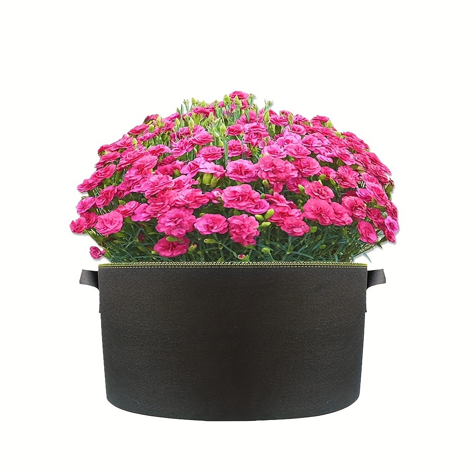 Plant Grow Bags 5 Gallon Nonwoven Fabric Pots Aeration Container With Strap  Handles Garden Flower Vegetable Seeing Planting - Temu