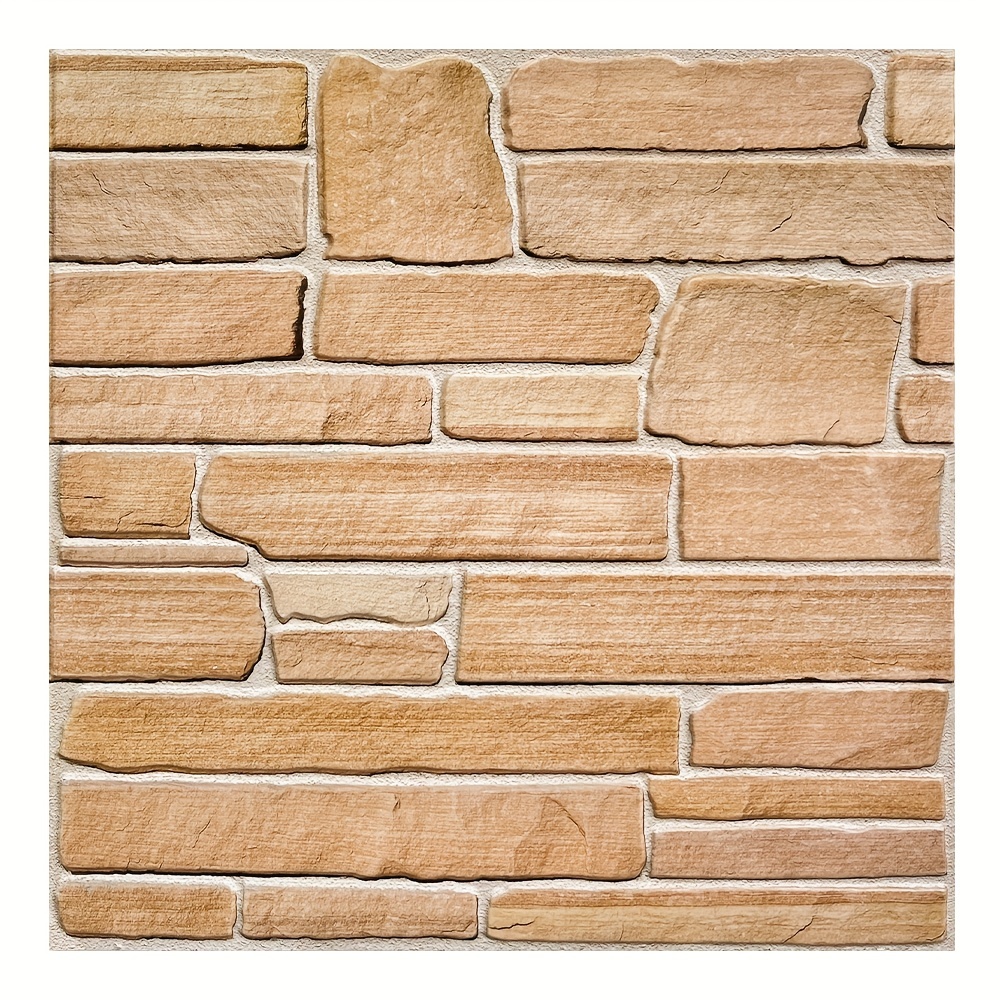 3d Wall Sticker Faux Brick Peel And Stick Wall Panel - Temu