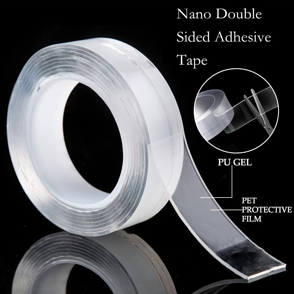 1pc Double Sided Tape Heavy Duty Mounting Tape Two Sided Thin - Temu