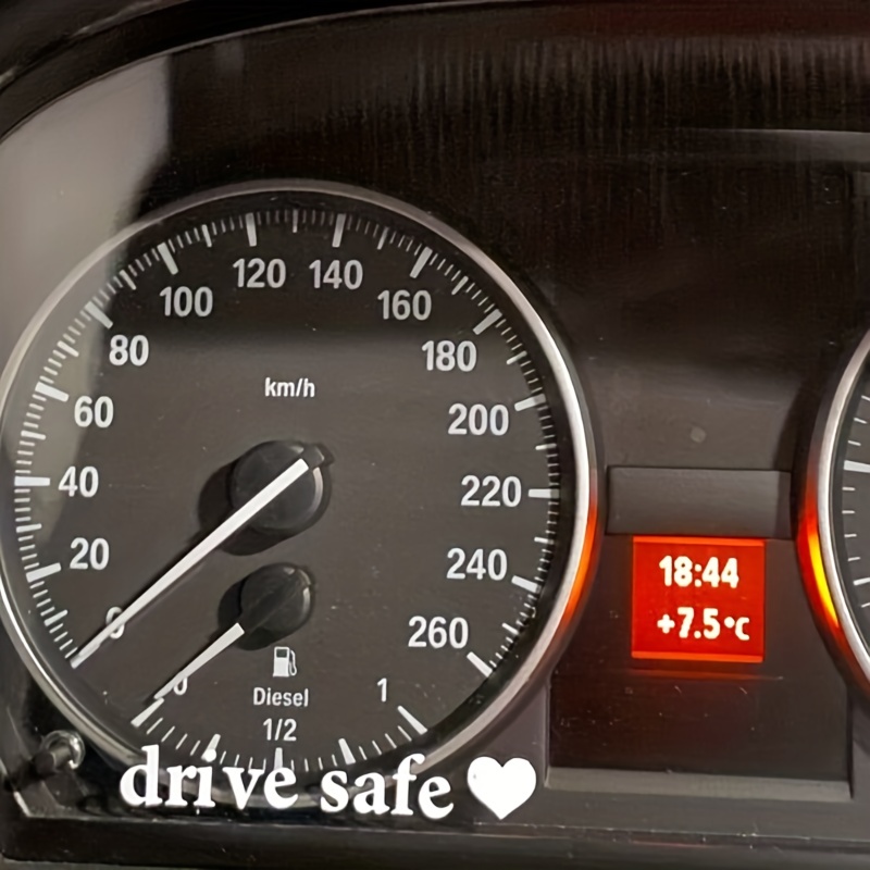 Drive Safe Erinnerungsbrief Auto Aufkleber Rückspiegel