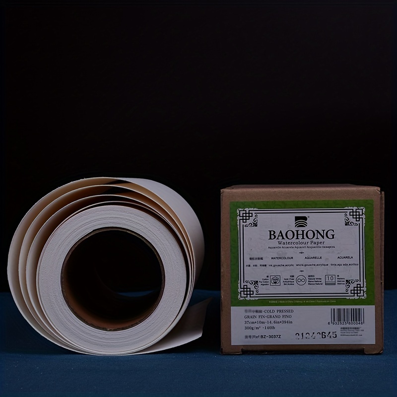 Baohong Watercolor Paper, 190x130mm Sample Pack, 100% Cotton